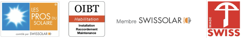 Les Pros du Solaire, OIBT, Membre Swissolar, Swiss Made